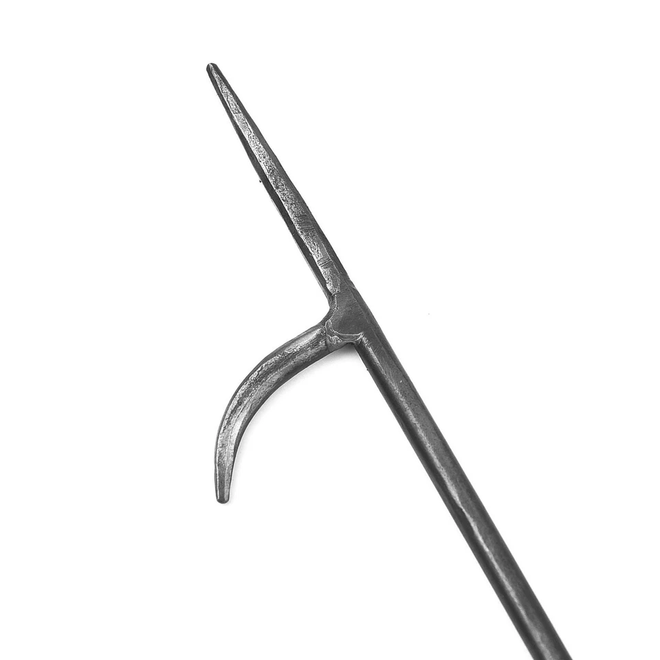 Herramienta de chimenea de hierro forjada a mano de alta resistencia para estufa de leña y fogatas Foto 3 de 4