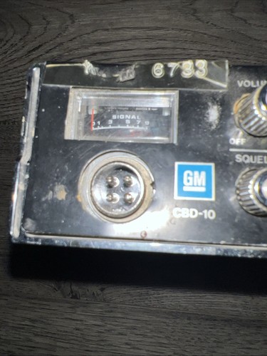GM CBD-10 CB Radio Trans-Am Untested No 1975 No Receiver - Photo 2/14