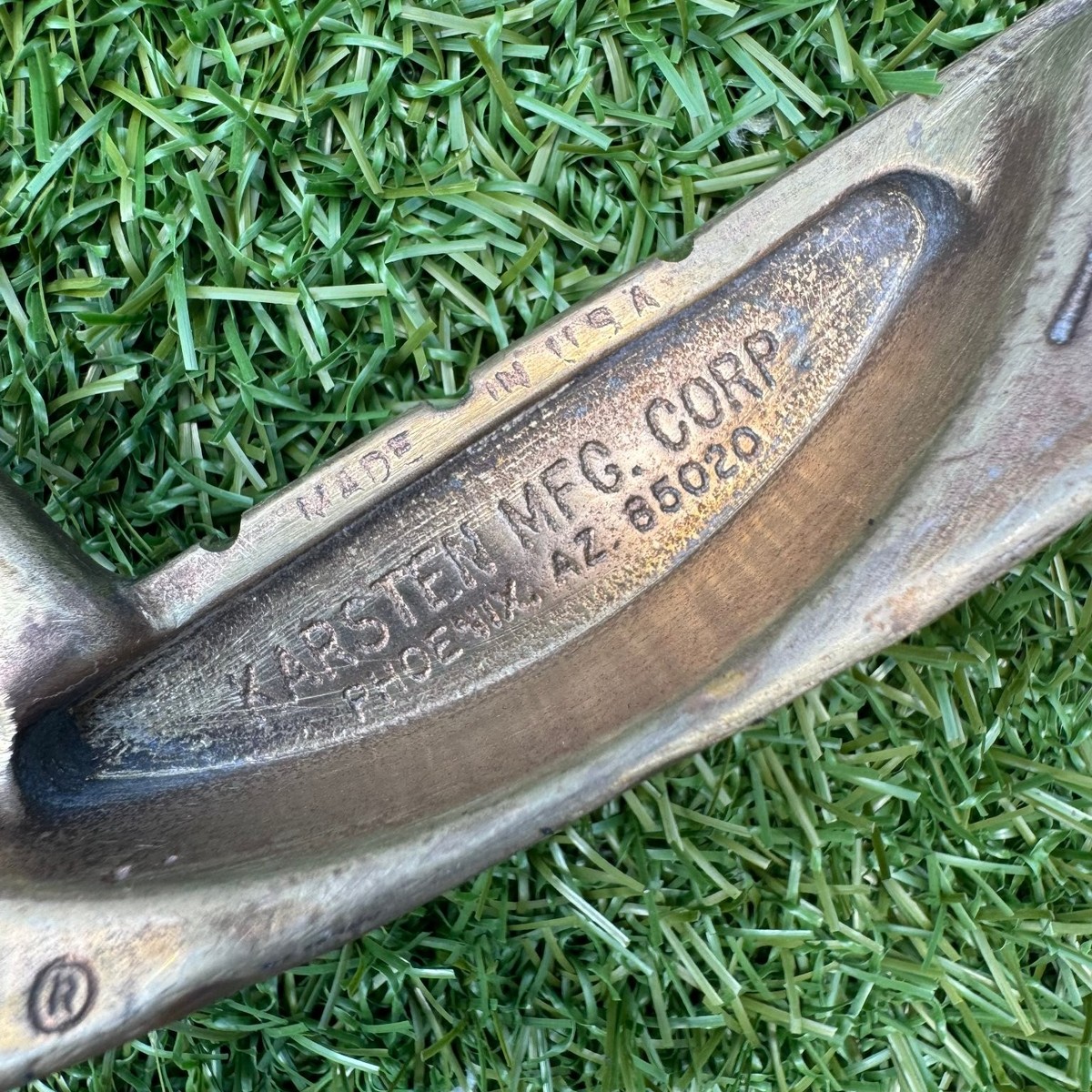 PING ZING Vintage Karsten MFG Steel Shaft Putter New Karna Grip 35