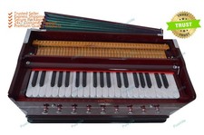 Best Harmonium 9 Stopper Chudidaar Bellows 42 Key Two Reed Bass Baja With Bag