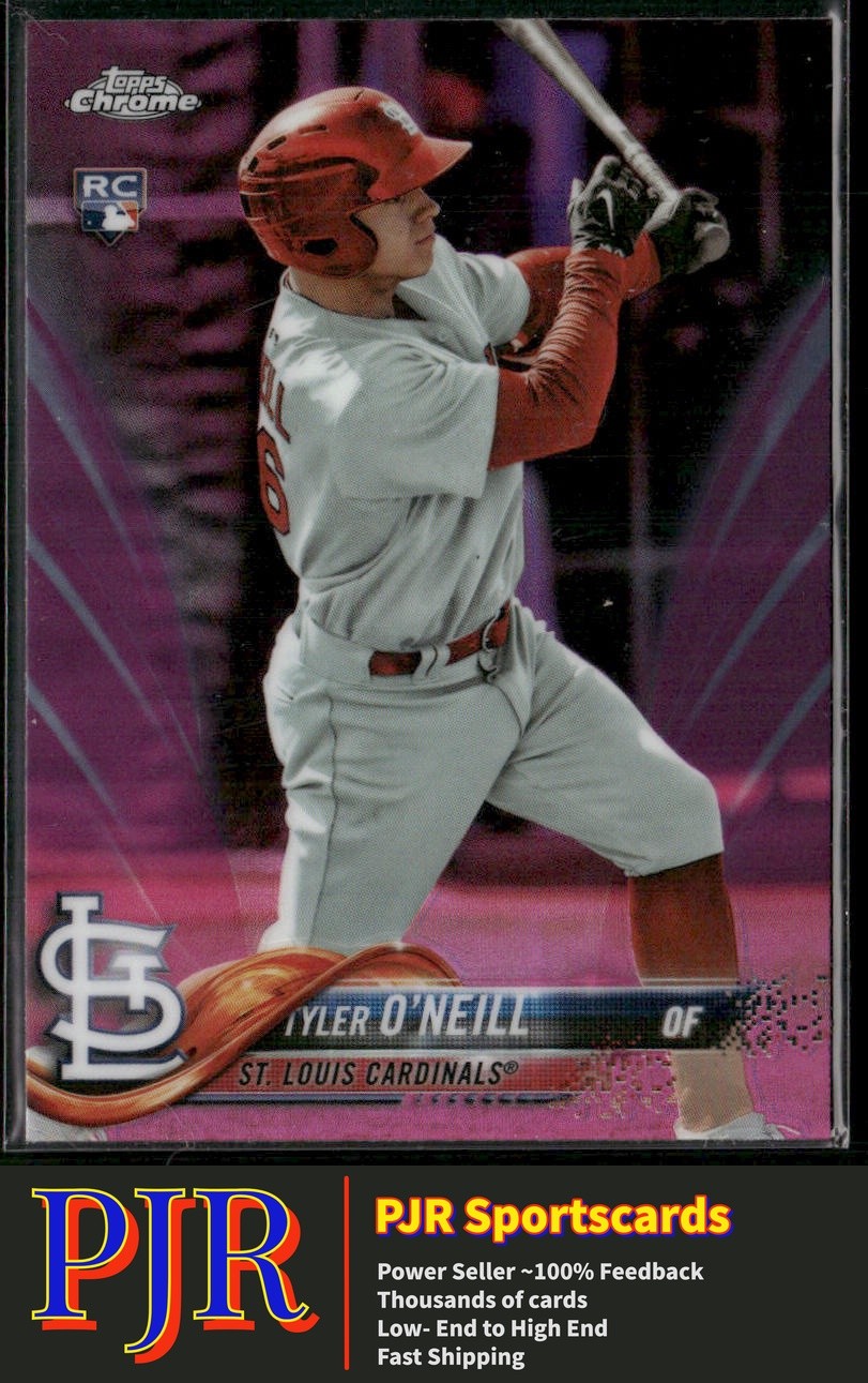 Tyler O'Neill 2018 Topps Chrome #35 Cardinals Pink Refractor 35% Off 4+