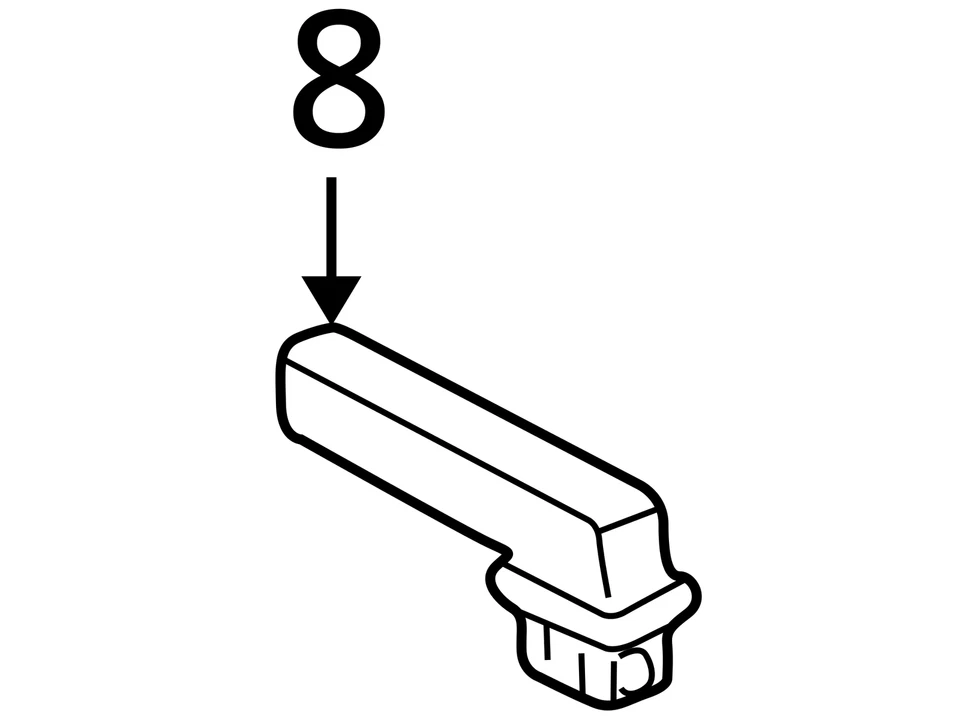 Sensor de líquido depósito de frenos OEM 1997-2005 Audi A8 S8 A6 Volkswagen Passat Foto 4 de 4