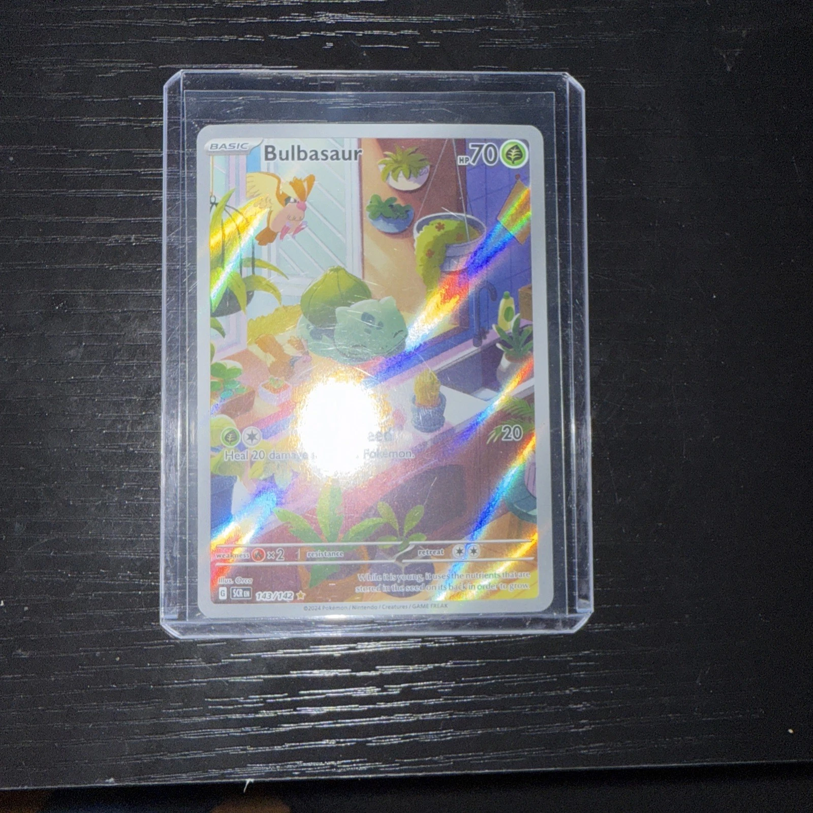 Deal for Pokemon Bulbasaur - 143/142 - Pokemon SV Stellar Crown Illustration Rare