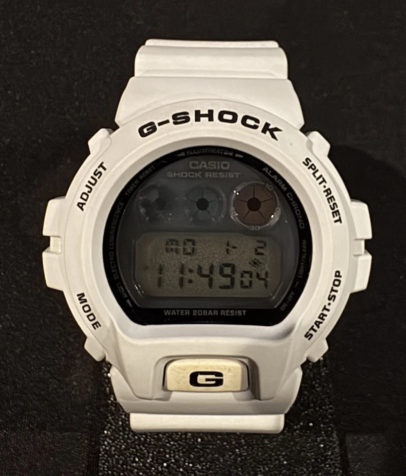 CASIO G-SHOCK DW-6900FS (1289) Matte White JAPAN Digital Watch early 2000’s Rare