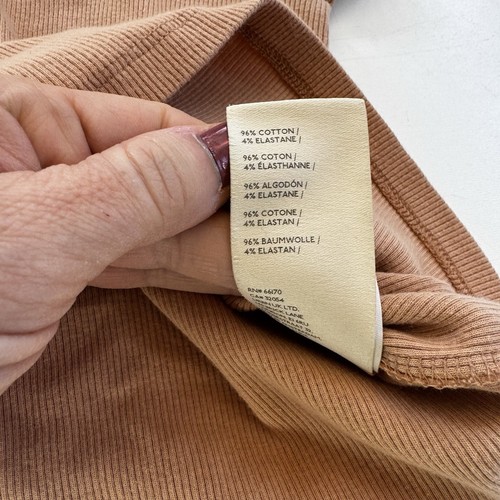 Anthropologie Maeve Womens Basic Top Boxy Minimalist Brown Sz Small - Bild 4 von 7