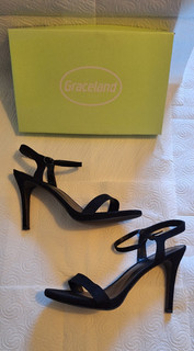 Graceland High Heels Sandaletten schwarz in Größe 44 mit OVP sehr gut