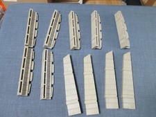 Playmobil - 7x  T-Verbinder mit Feder + 4x Abschluß- für die alte Ritterburg -