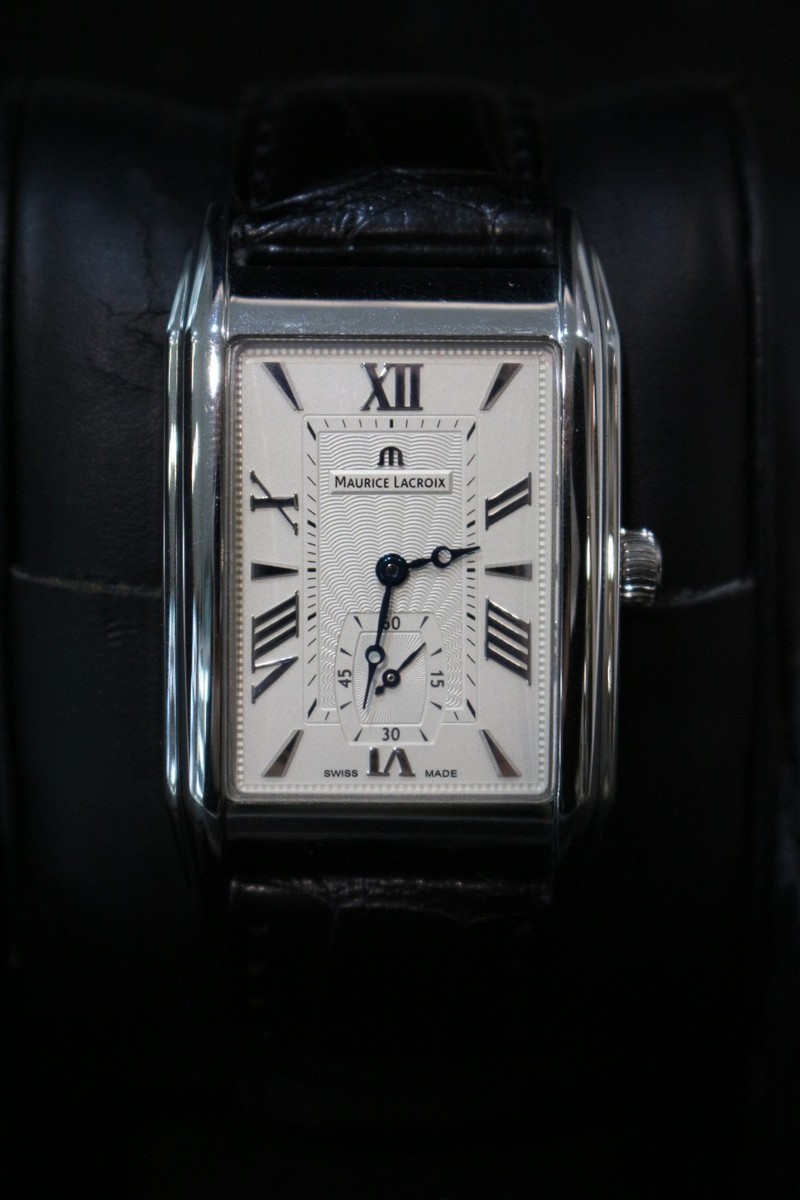 Maurice Lacroix Rectangulaire Masterpiece Petite Seconde Men Watch