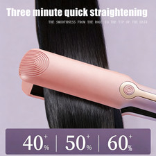 Hair Straightener Flat Iron Negative Ion Wide Plate Temperature Adjustable Iron