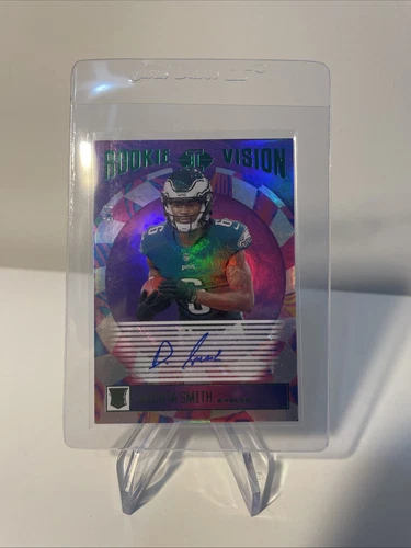 2021 Panini Illusions - Rookie Vision Devonta Smith Auto #RVS-DS Purple /5