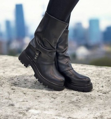DAMEN STIEFELETTEN 4US CESARE PACIOTTI AMPHIBIEN SCHWARZ 4BX122 BIKER WINTER 2025 2026
