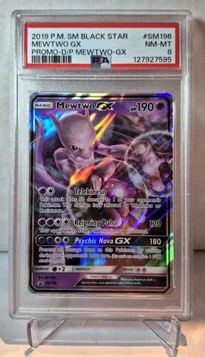 Mewtwo-GX graded PSA 8 for sale on eBay