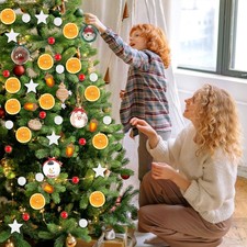 24 Decorazioni Per Albero Di Natale A Forma Di Pigna Glitterata - Colori Rosso, Oro, Argento, Per Addobbi Festivi