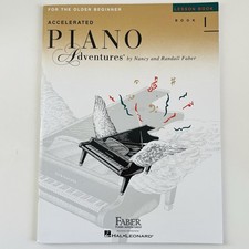 ACCELERATED PIANO ADVENTURES FOR THE OLDER BEGINNER - Lesson Book 1 Faber 1998 