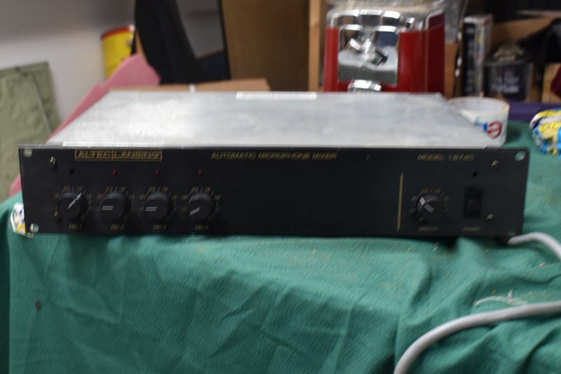 Altec Lansing 1678C 8 Channel Vintage Automatic Microphone Mixer UNCHECKED READ