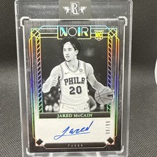 2024-25 Panini Noir - Rookie Autographs Jared McCain #398 08/99 (AU, RC)