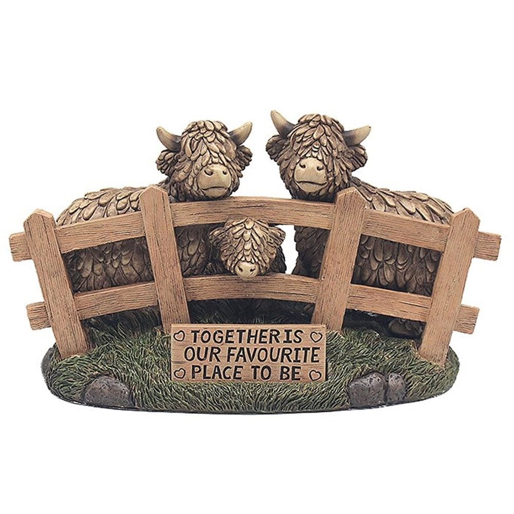 Lesser & Pavey Hughie Highland Cows Together Ornament LP75297