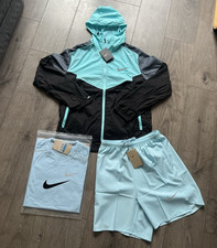 Nike Men's miller 3 piece sky Blue/Black Running set