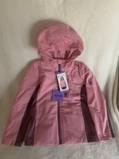 NEW Spyder Youth Full Zip Hooded Superlite Jacket Size XS 5/6 Pink