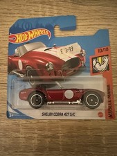 Hot Wheels Shelby Cobra 427 S/C Muscle Mania 2021 Short Card Red