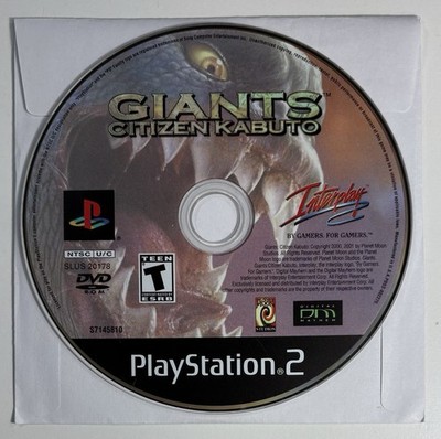Giants: Citizen Kabuto (Sony PlayStation 2 PS2, 2001) DISC ONLY - TESTED WORKS