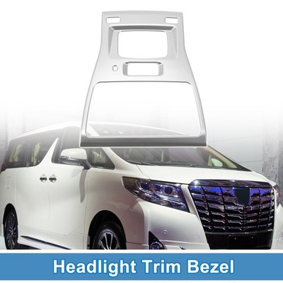 1 Pcs Car Front Row Headlight Trim Bezel for Toyota Alphard 2016-2020