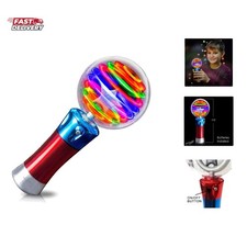 Spinning Light Up Toy Wand Magic Ball with LED Lights, Sensory Spinner for ...
