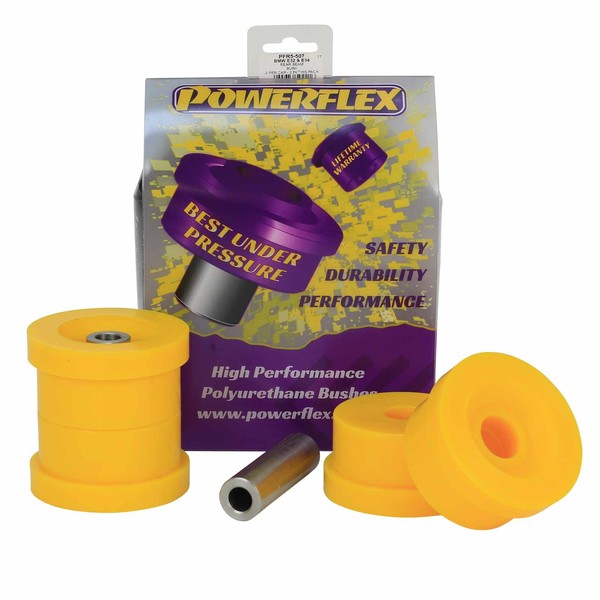 2X Powerflex PFR5-507 PU Hinterachslager Tonnenlager FüR BMW E34 E32 (Nr.6)-image