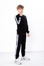 Tracksuit boys Zip Hoodie Pants, Cotton Blend, Casual,, Any season, No...