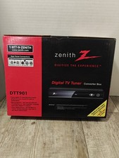 Zenith DIGITAL TV TUNER Converter Box DTT901 w/Remote New
