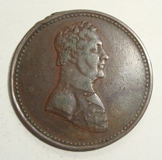 '1825' TO FACILITATE TRADE BUST LOWER CANADA HALF PENNY TOKEN