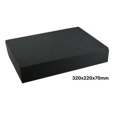 Foam Block L320mm x W220mm x H70mm Pick and Pluck Cubed Easy Cut Customisable