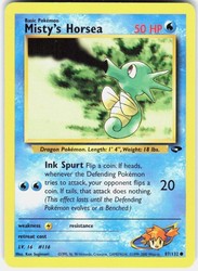 Misty's Horsea 87/132 Gym Challenge Common