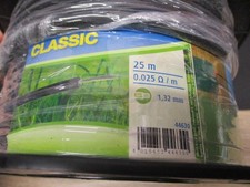 Kabel podłogowy wysokiego napięcia 25m 1,32mm czarny ogrodzenie przewód dolotowy