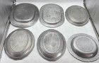 Wilton Columbia PA Silver Oval Round Kitchenware Pewter Serving Tray Lot Of 6 — photo 2