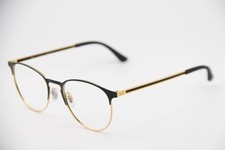RAY-BAN RB 6375 2890 BLACK GOLD AUTHENTIC FRAMES EYEGLASSES 51-18 K4