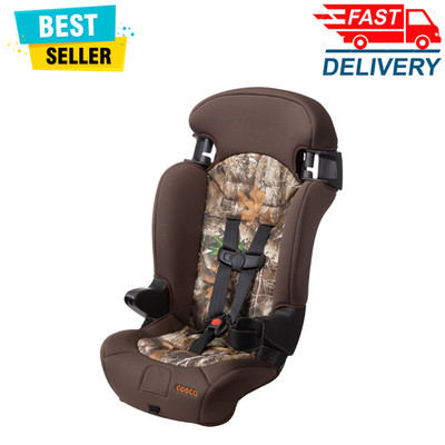 Cosco Kids Finale 2-in-1 Booster Car Seat, Realtree Edge II, for Toddler, Unisex