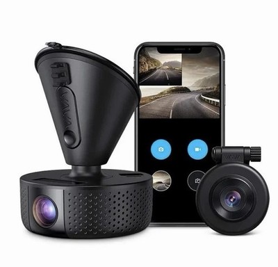 VAVA Dual 1080P dash cam Dash cam with night vision Wi-Fi dash cam