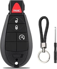 Key Fob Fobik Replacement Compatible for 2013-2018 Dodge Ram 1500 2500 3500 (4-B