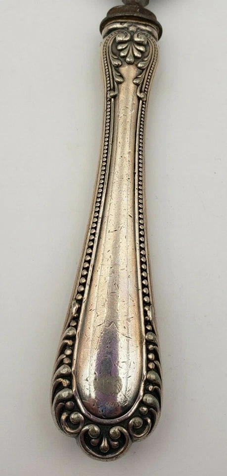 Afilador de cuchillos tipo rueda Winthrop de Gorham inusual con placa plateada #7603 Foto 2 de 4