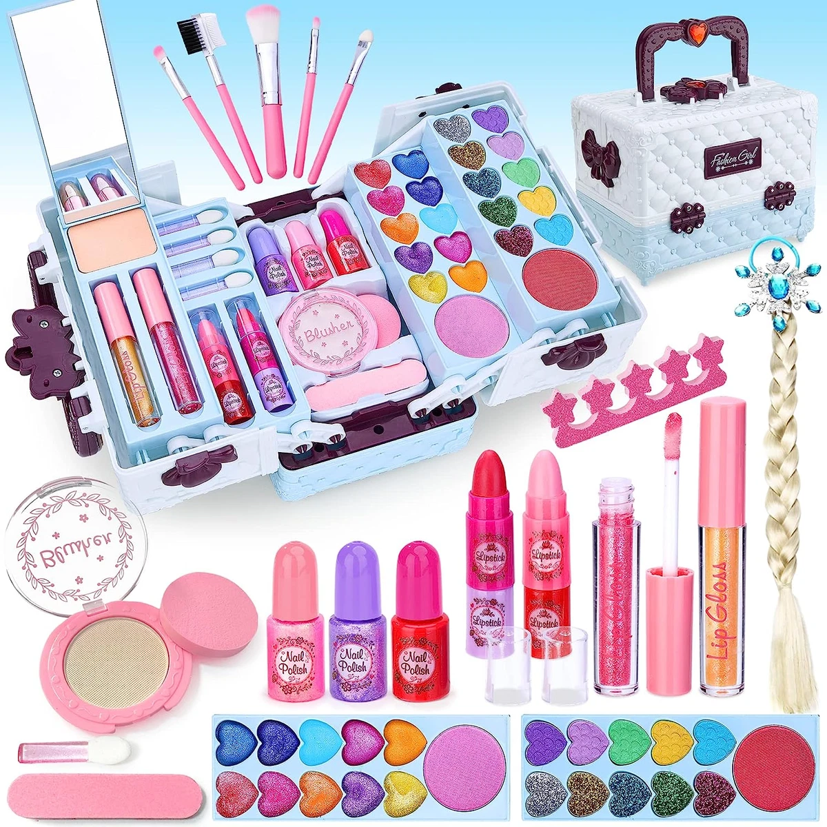 Childrens plastic hotsell makeup sets