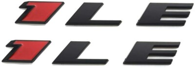 1x OEM 1LE Emblem Badge Letter Rear Side Compatible with Zl1 1LE 1LE Door Mat