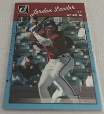 2023 Donruss Baseball Jordan Lawlar Arizona Diamondbacks Retro Carolina Blue