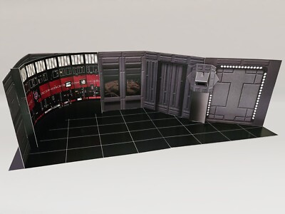 3.75'' Death Star Hangar 327 Control Room Playset TVC Star Wars Hasbro Kenner