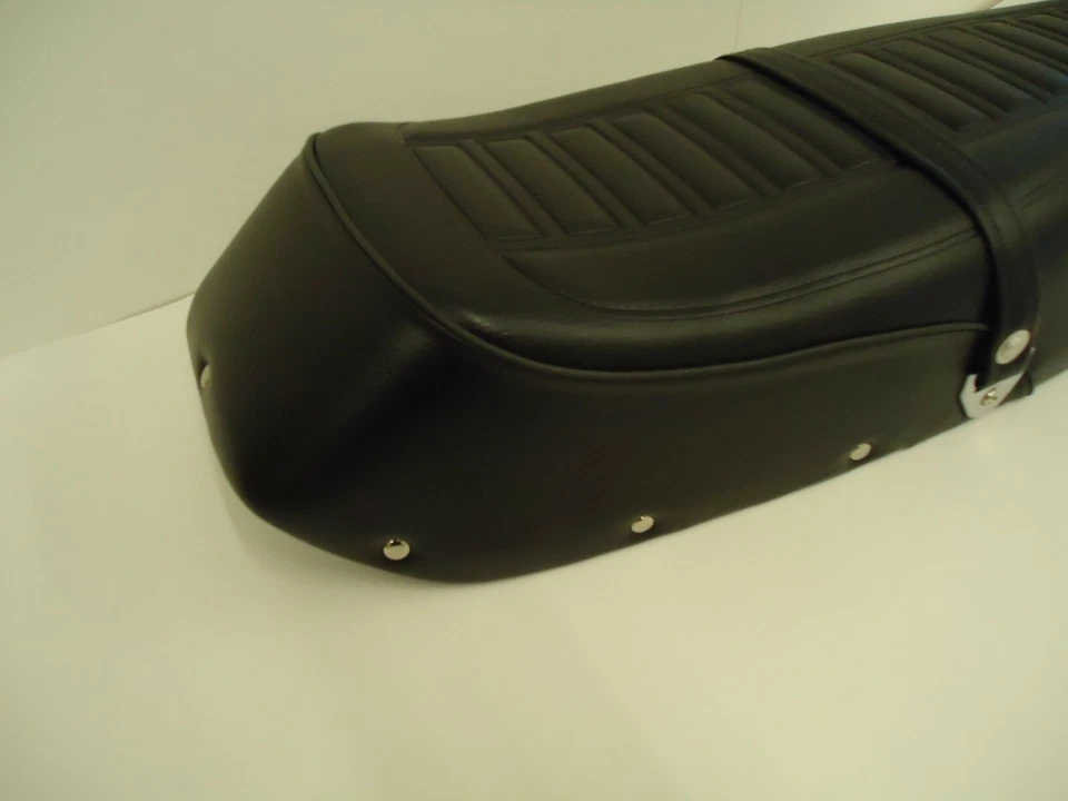 Honda CB400F completamente nuevo asiento con correa 1975 1976 1977 base metálica Foto 2 de 4