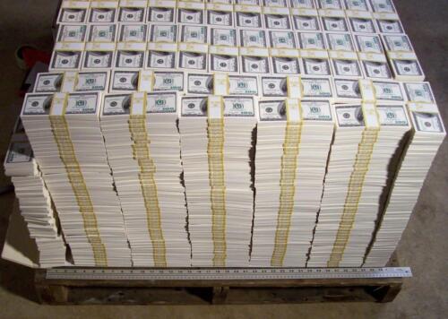 CASH MONEY PALLET GLOSSY POSTER PICTURE PHOTO BANNER PRINT stacks 100 bills 5673 - Picture 1 of 1