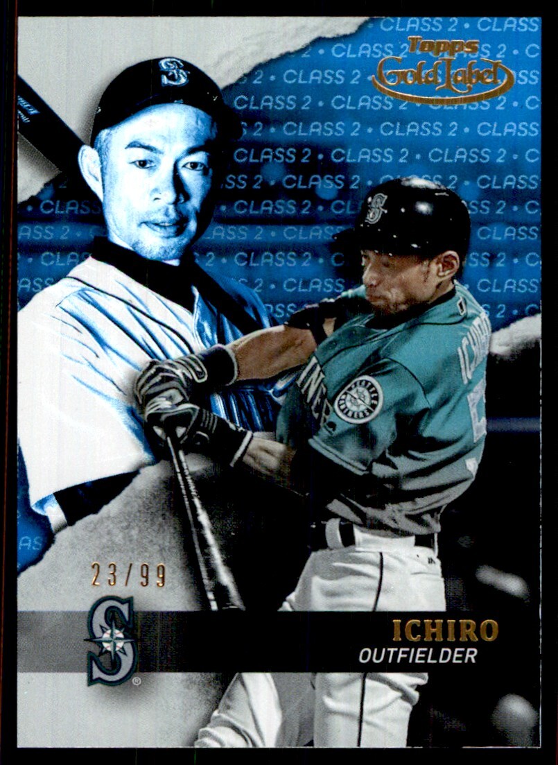 2020 Topps Gold Label Class 2 Blue Ichiro 23/99 Seattle
