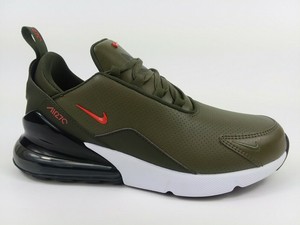 Nike Air Max 270 Premium Leather Green Shoes BQ6171-200 Men's Size 8 NEW | eBay
