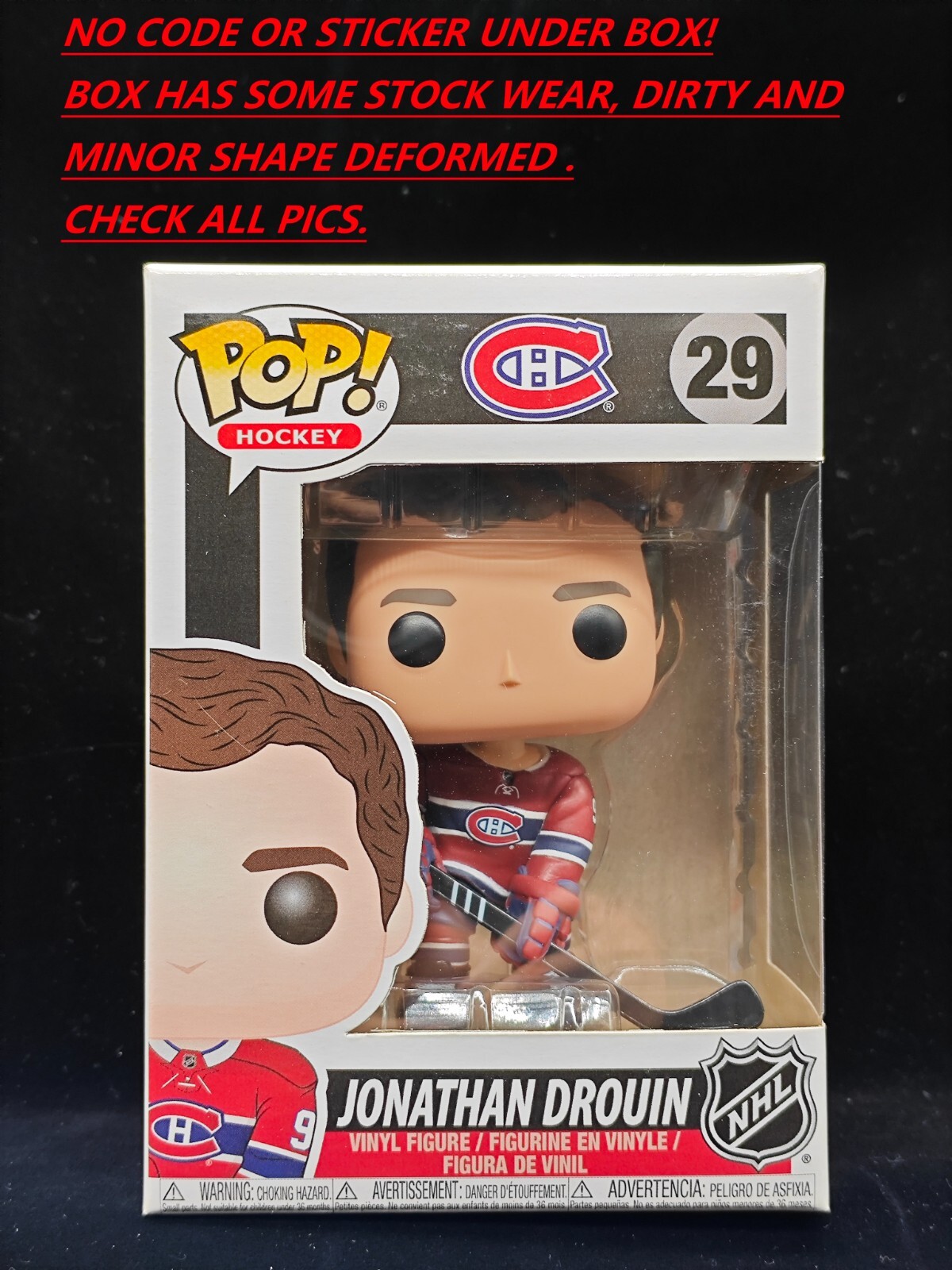 Funko Pop Montreal Canadiens Jonathan Drouin #29 Vinyl Figure