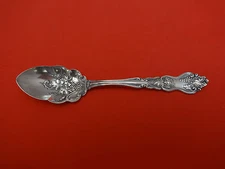 Moselle by International Plate Silverplate Grapefruit Spoon Ornate Bowl 6"